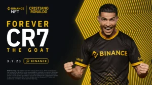 Coleção de Cristiano Ronaldo na Binance